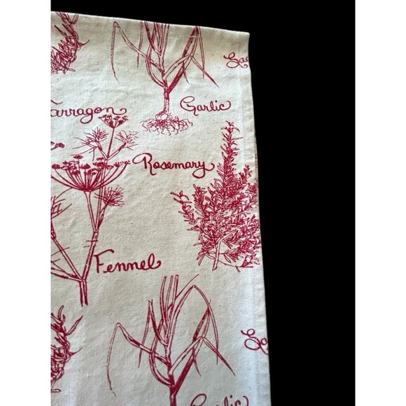 Natural Cotton Placemat Set 4 1993 KISMET Ginger Parsley Rosemary French Cottage - Picture 4 of 8